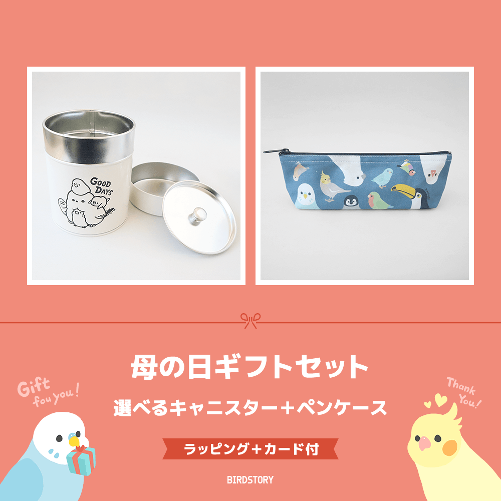 母の日ギフトセット（選べるキャニスター＆ペンケース＋カード付）