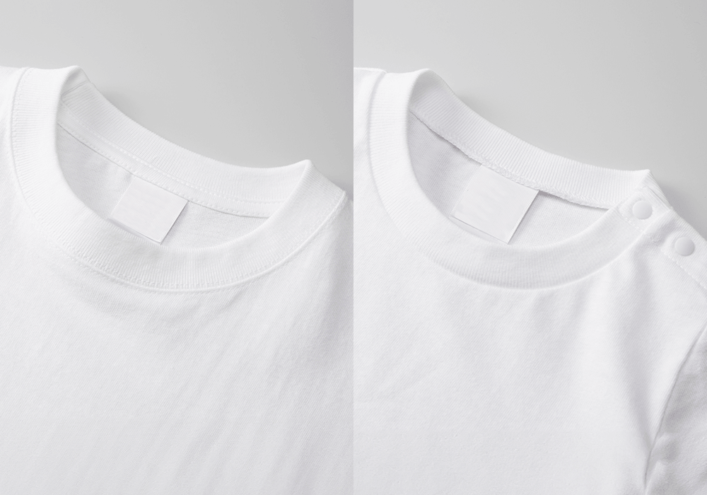 お洗濯に強い丈夫なダブルステッチ