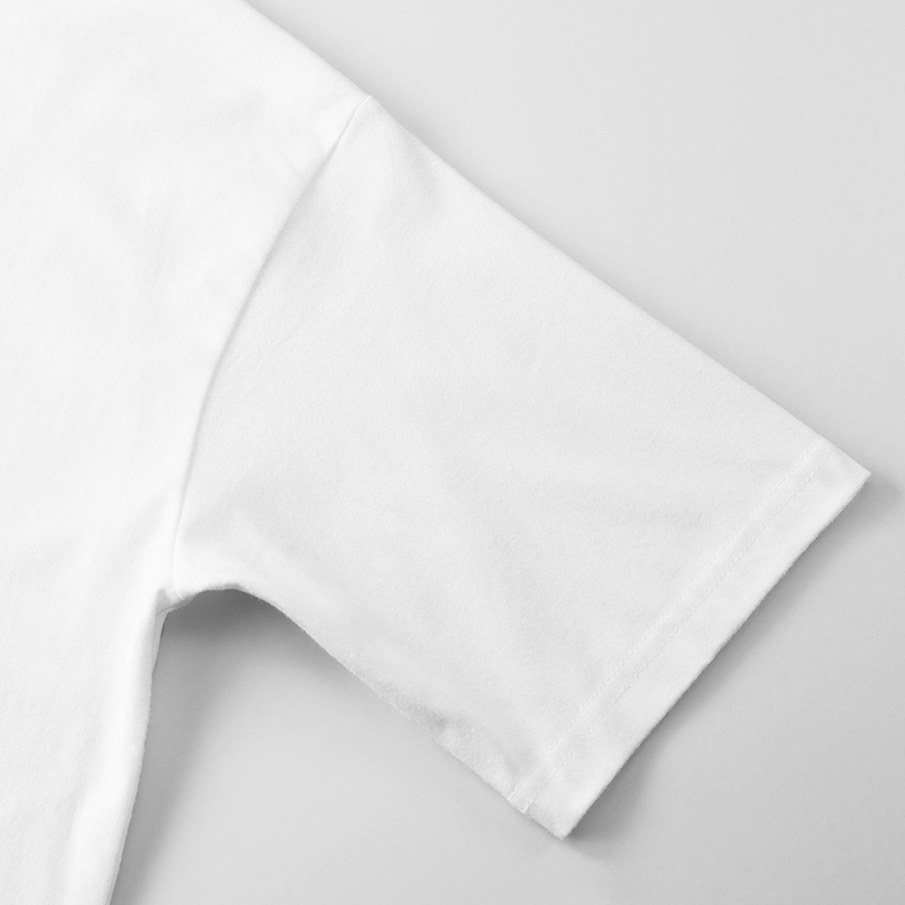 ビッグシルエット Tシャツの袖部分