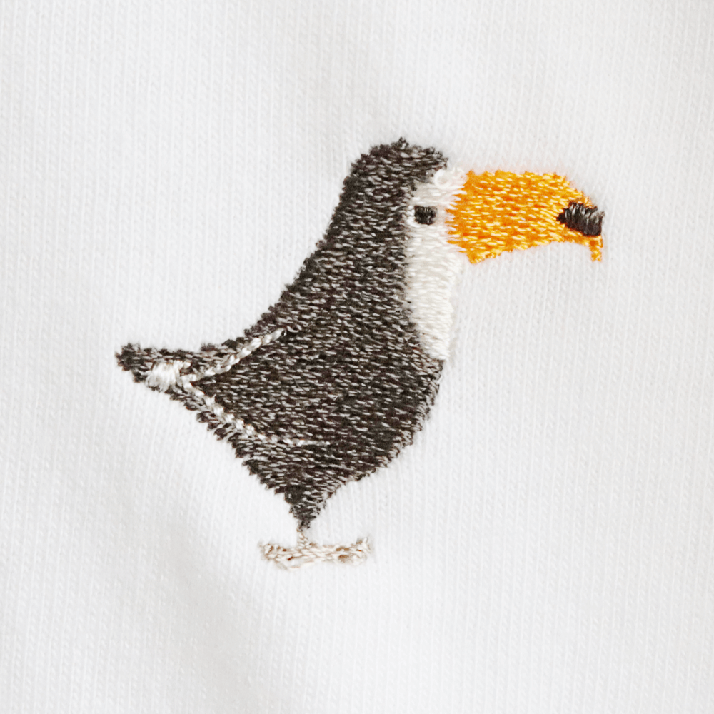 オニオオハシ  刺繍 Tシャツ BIRDSTORY