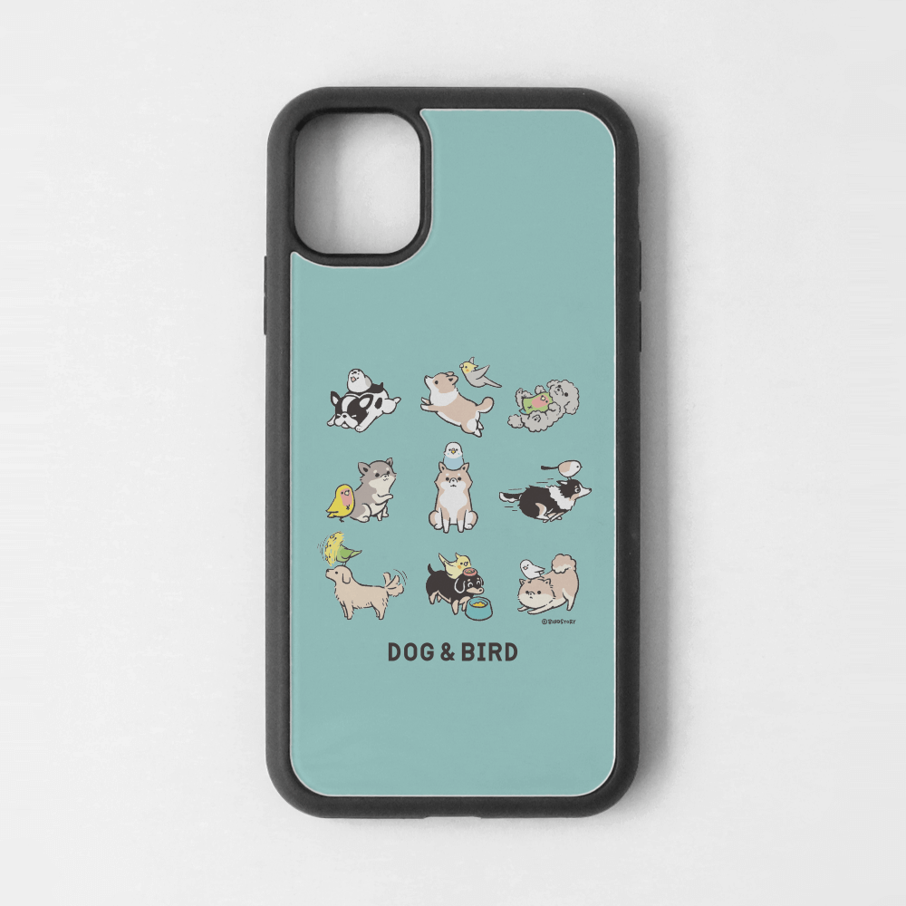 iPhoneカバー ブルー