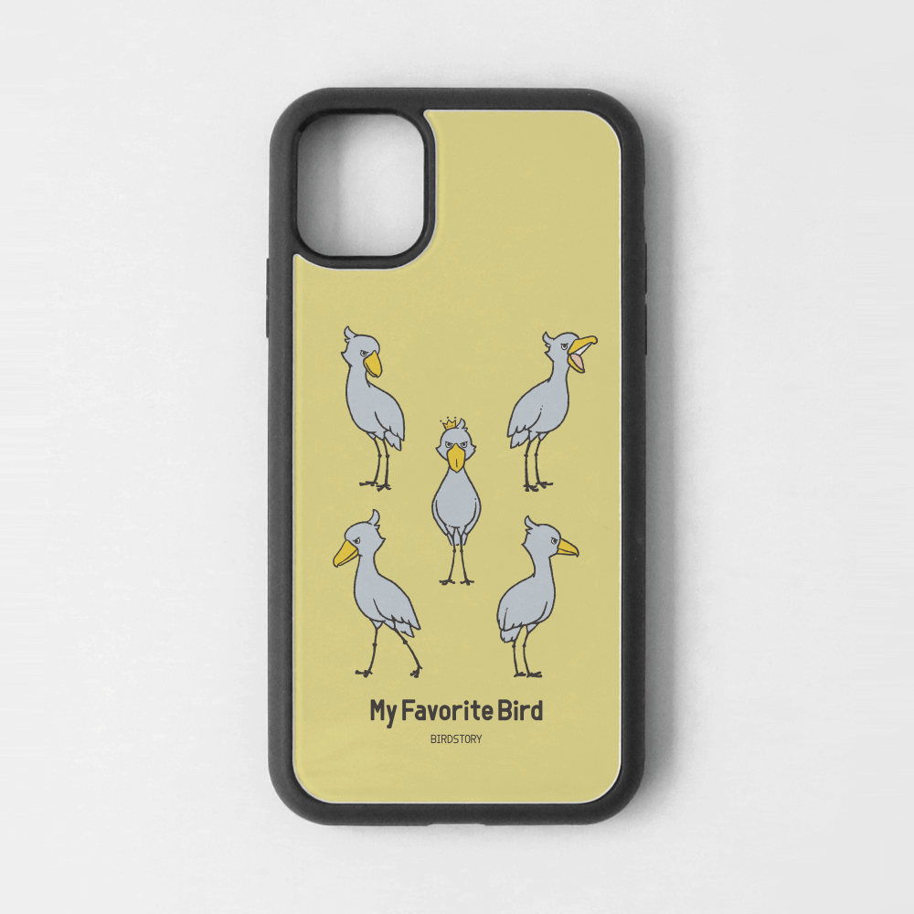 iPhoneカバー イエロー