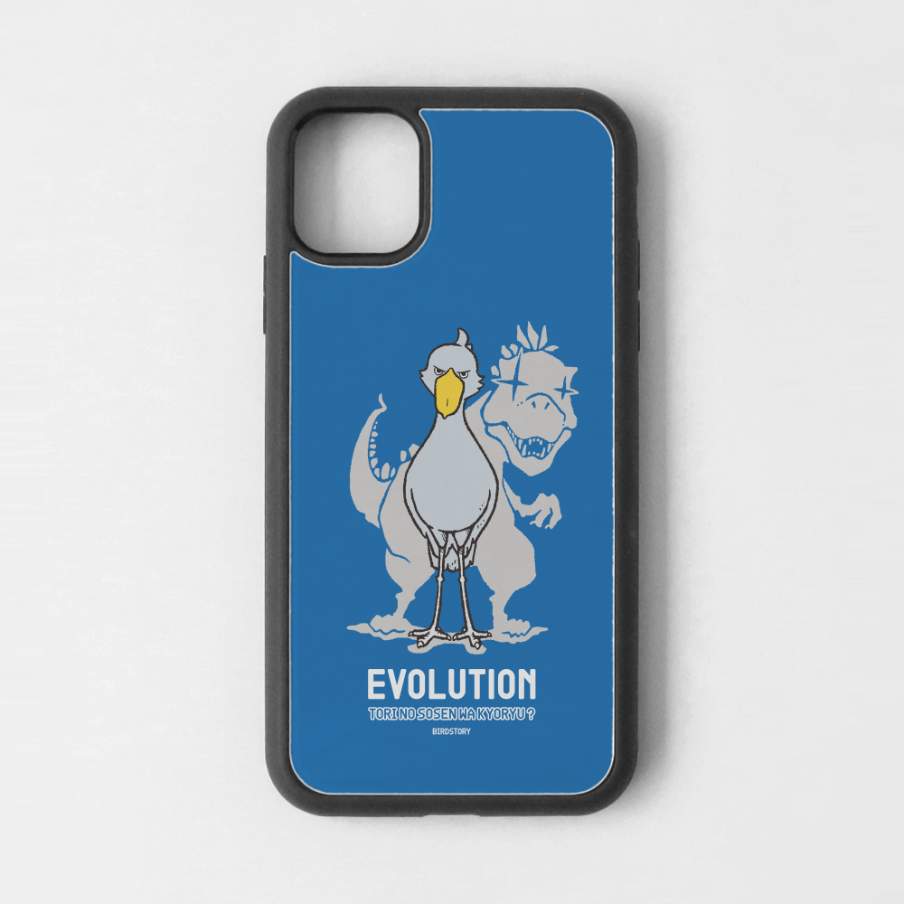 iPhoneカバー ブルー