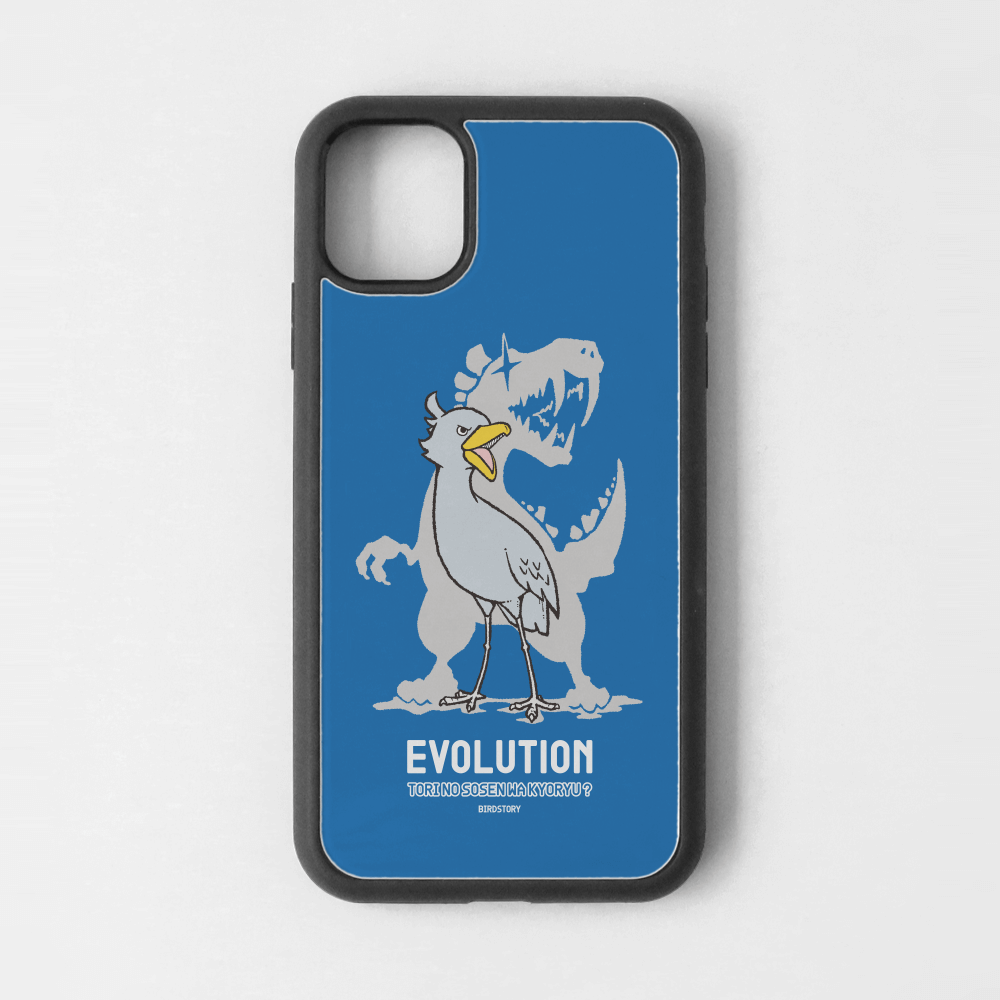 iPhoneカバー ブルー