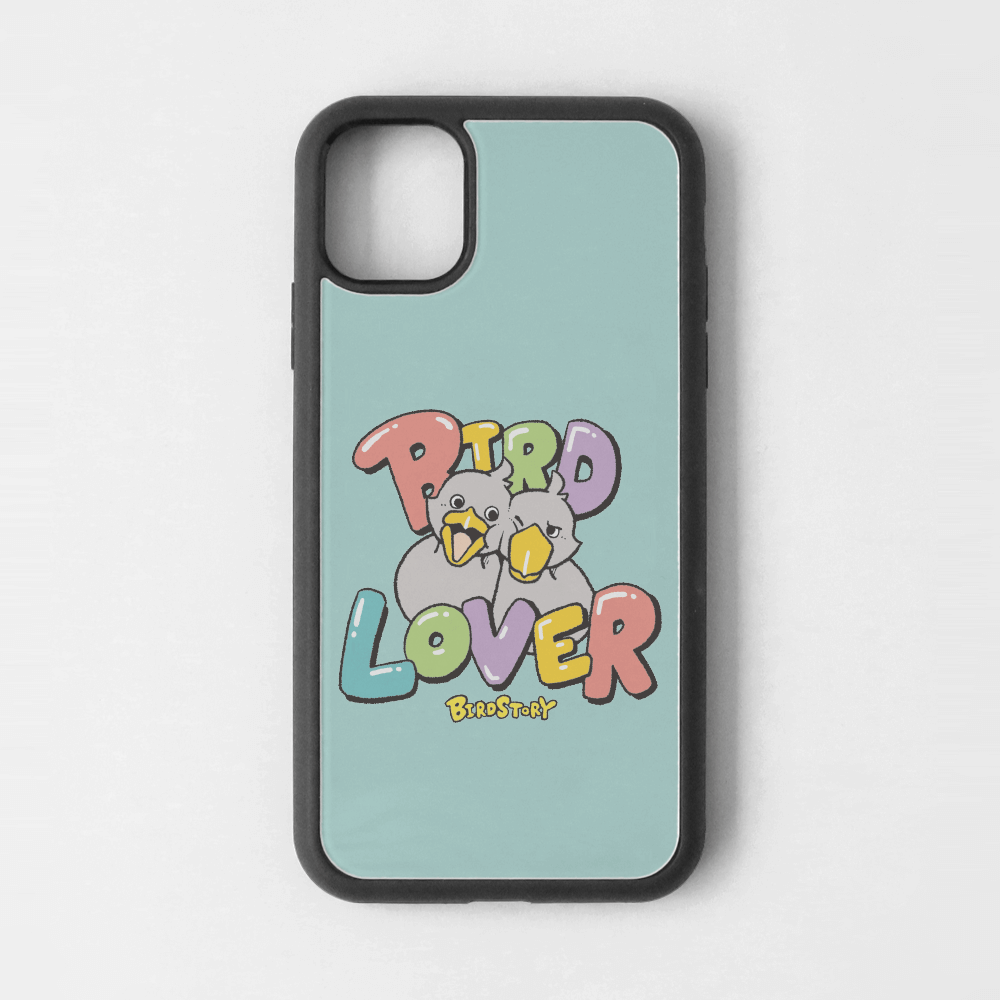 iPhoneカバー ブルー