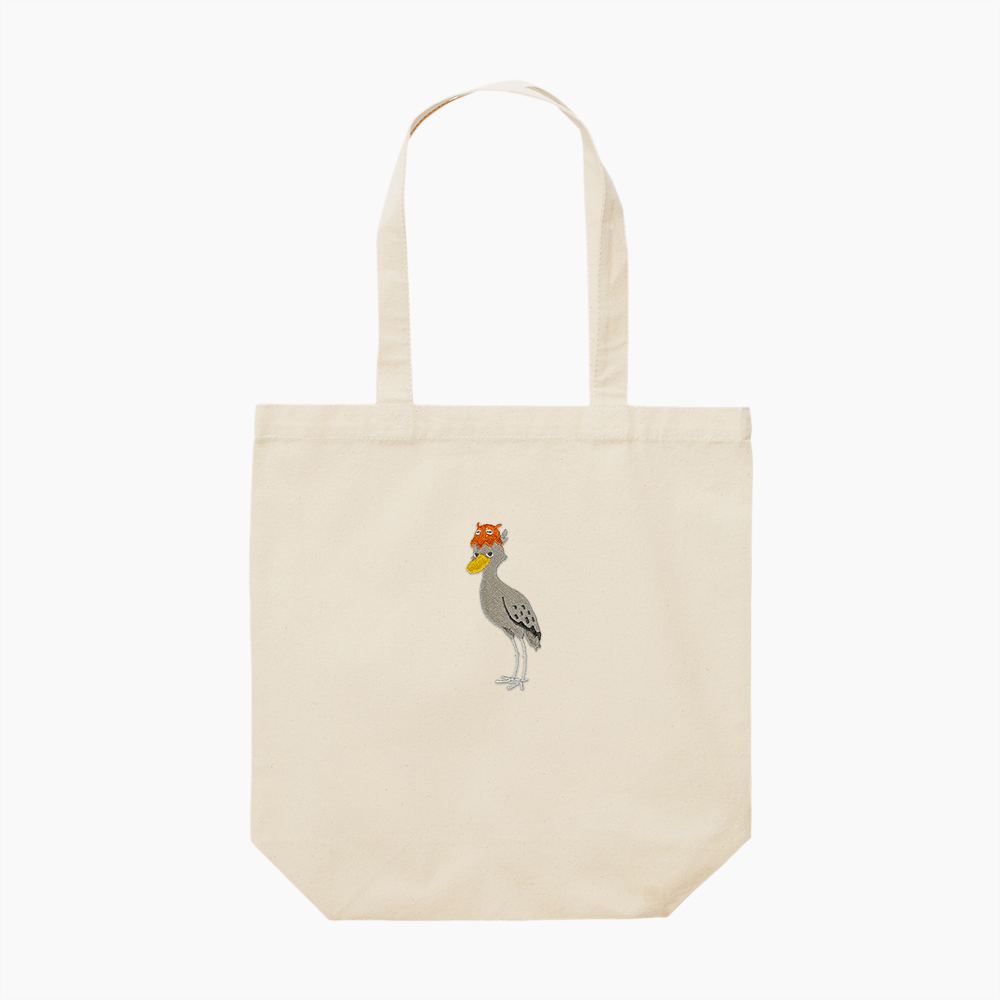 刺繍トートバッグ ホワイト