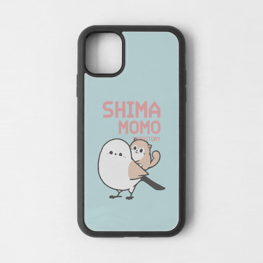 iPhoneカバー ブルー