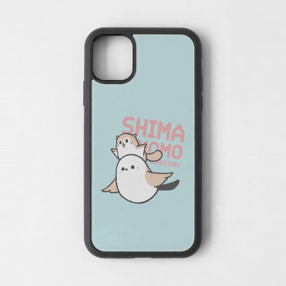 iPhoneカバー ブルー