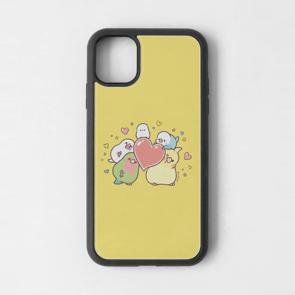 iPhoneカバー イエロー