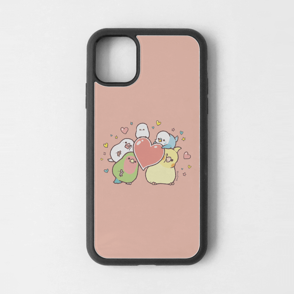 iPhoneカバー ピンク