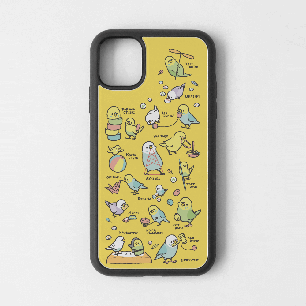 iPhoneカバー イエロー