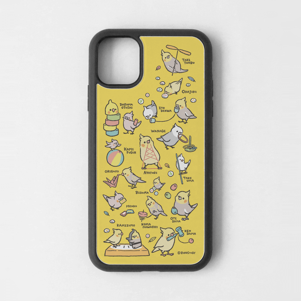 iPhoneカバー イエロー