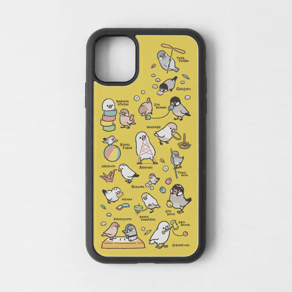 iPhoneカバー イエロー