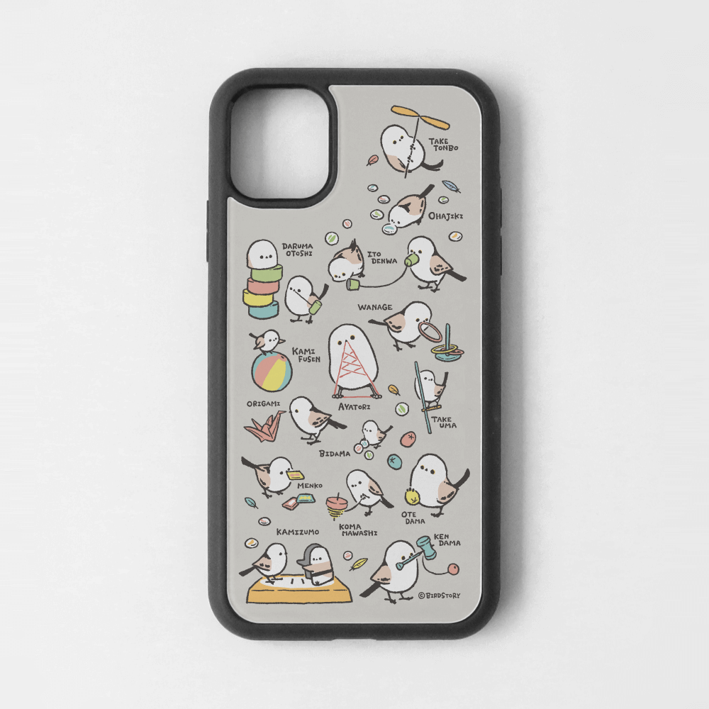 iPhoneカバー グレー