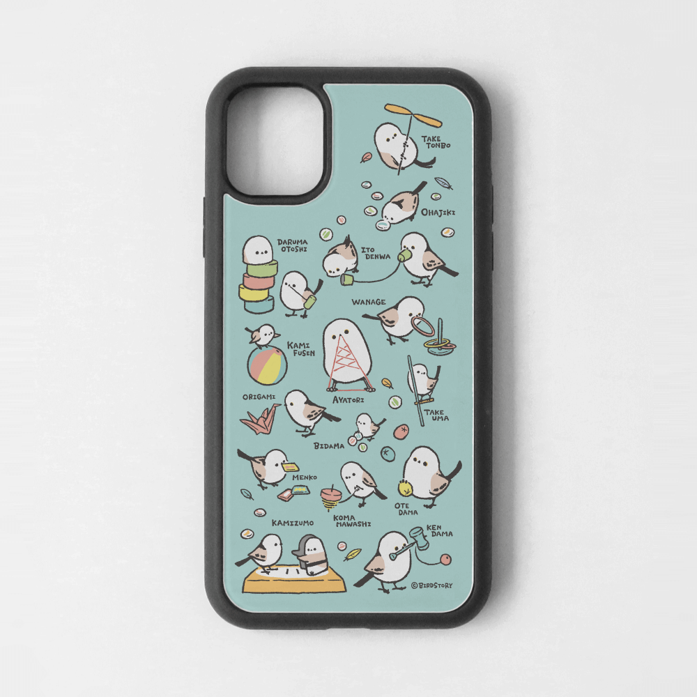 iPhoneカバー ブルー