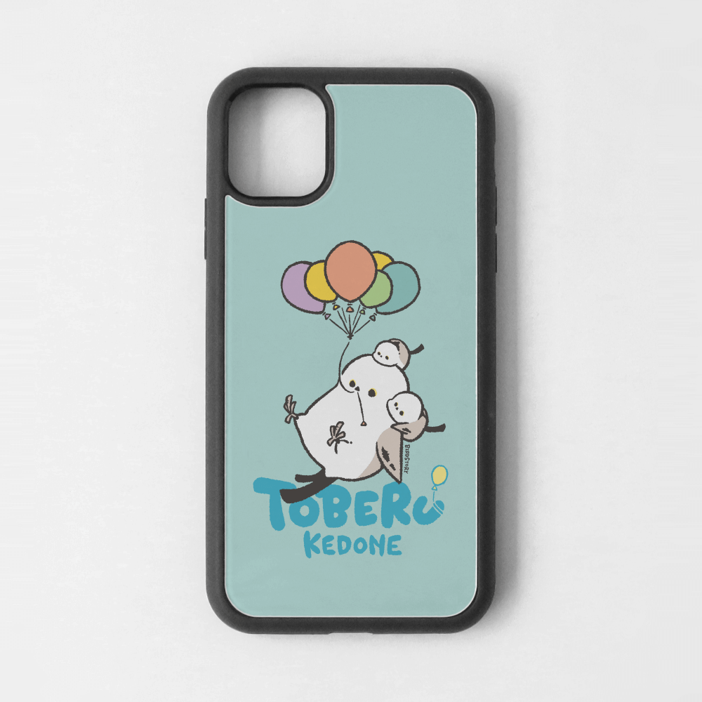 iPhoneカバー ブルー