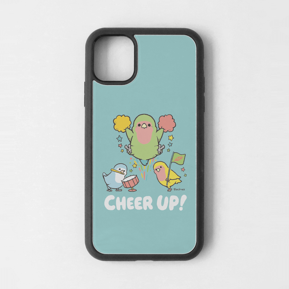 iPhoneカバー ブルー