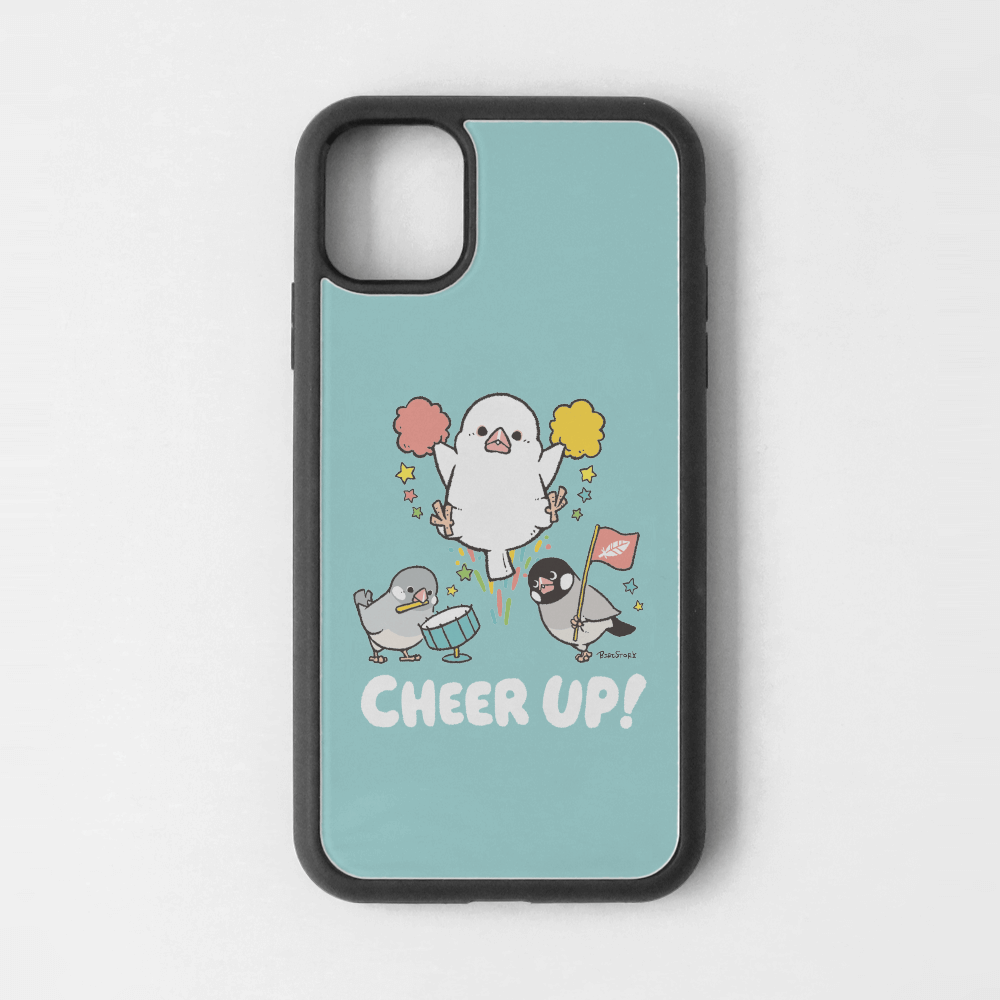 iPhoneカバー ブルー