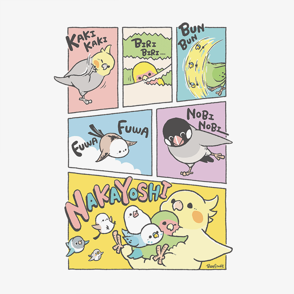 トートバッグ(BIRD COMIC / NAKAYOSHI)