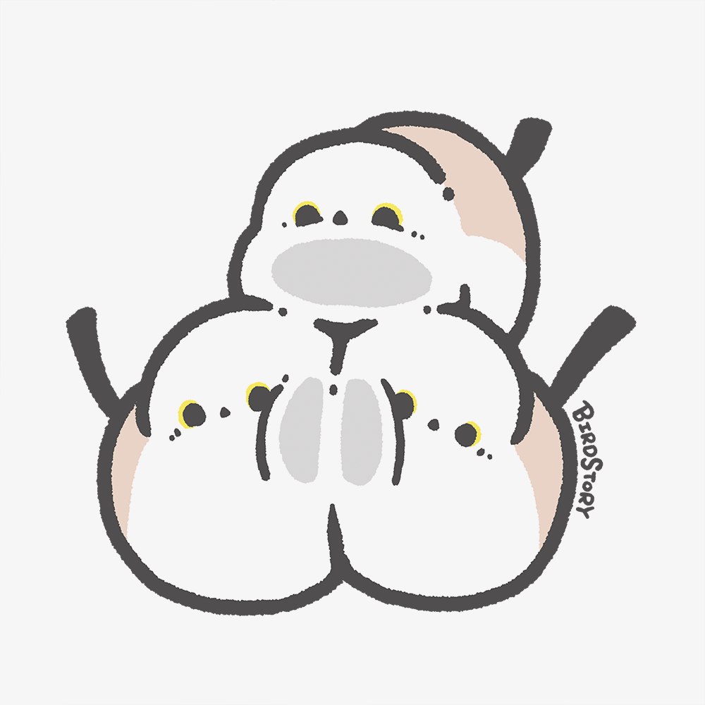 トートバッグ むぎゅ シマエナガ