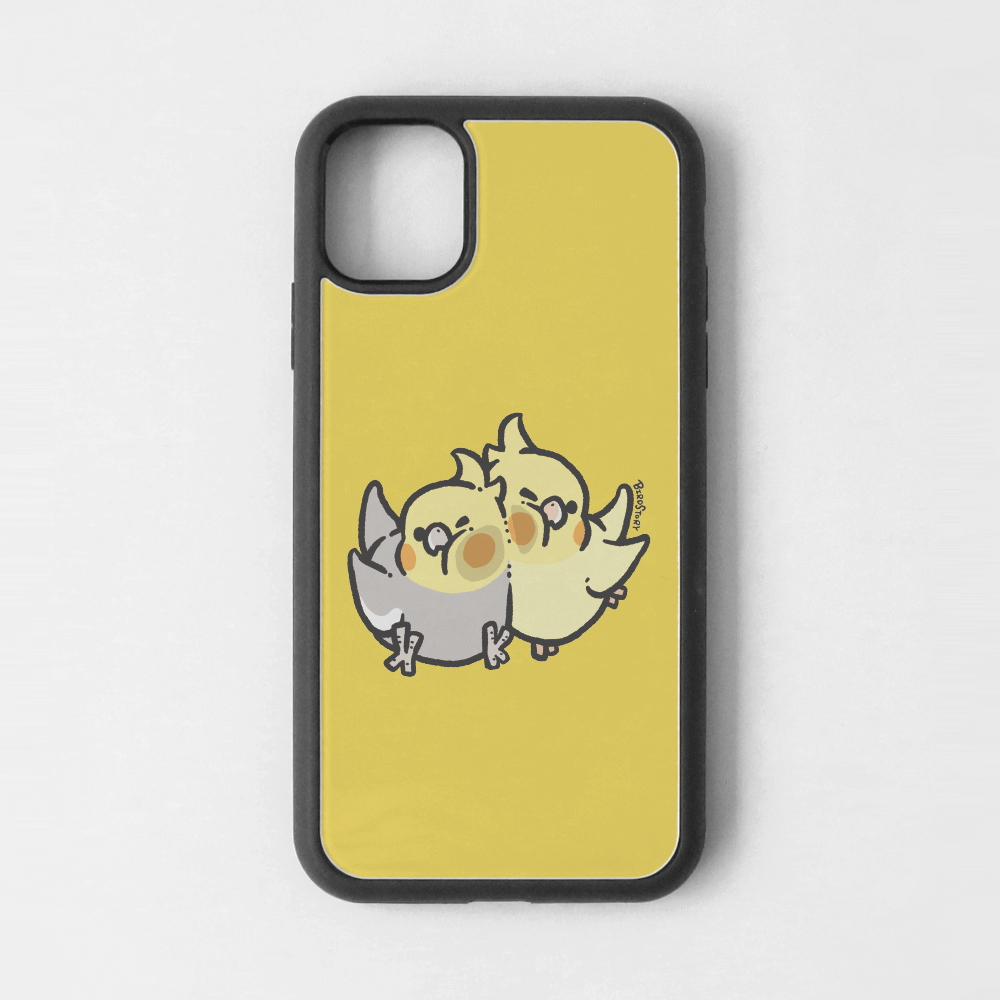 iPhoneカバー イエロー