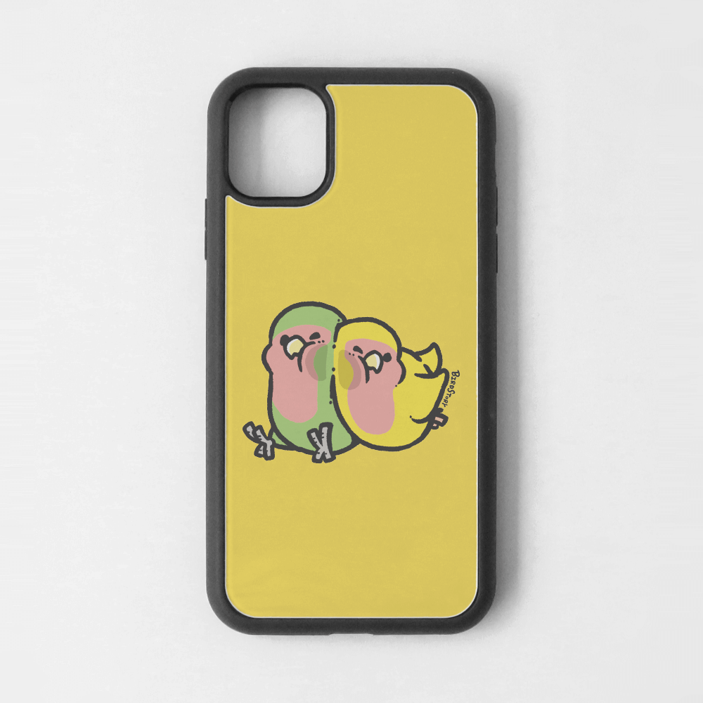 iPhoneカバー イエロー