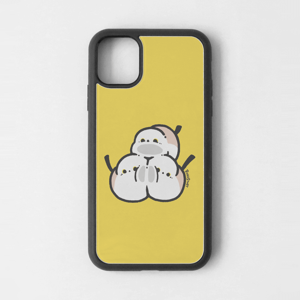 iPhoneカバー イエロー