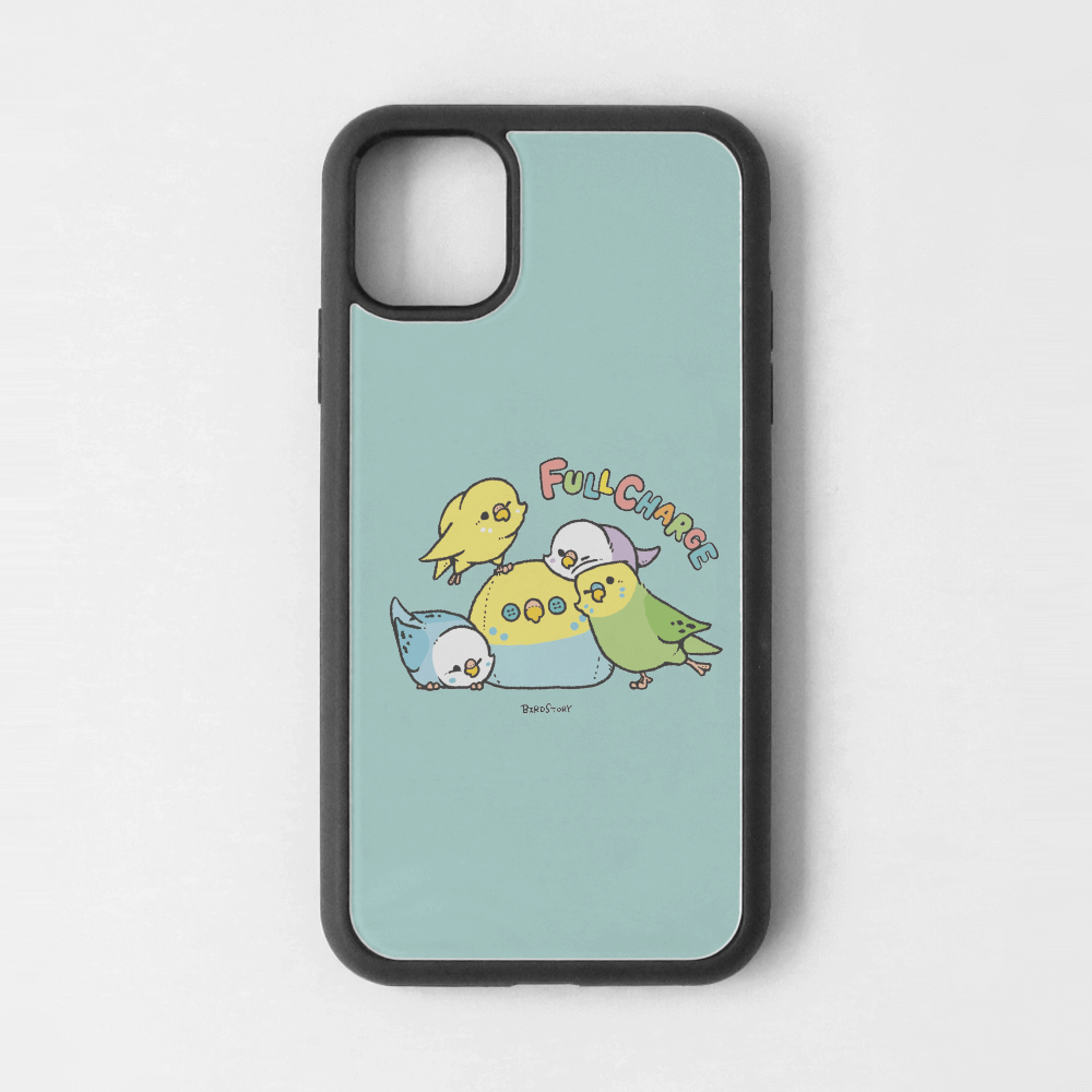 iPhoneカバー ブルー