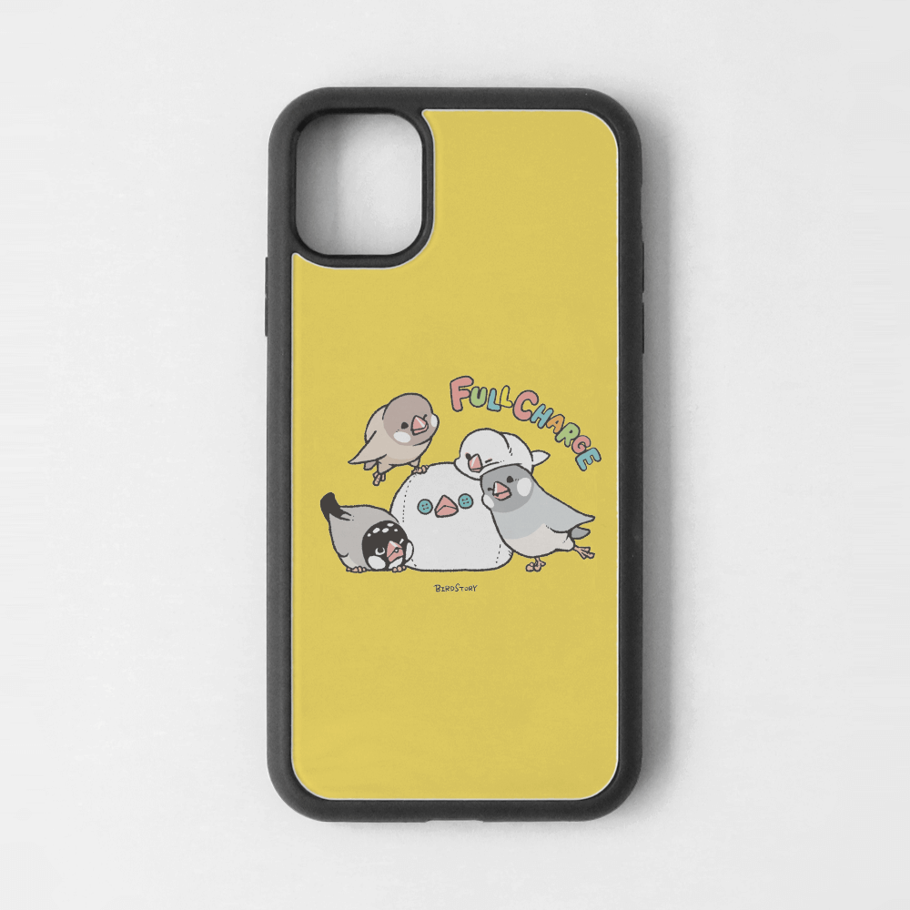 iPhoneカバー イエロー