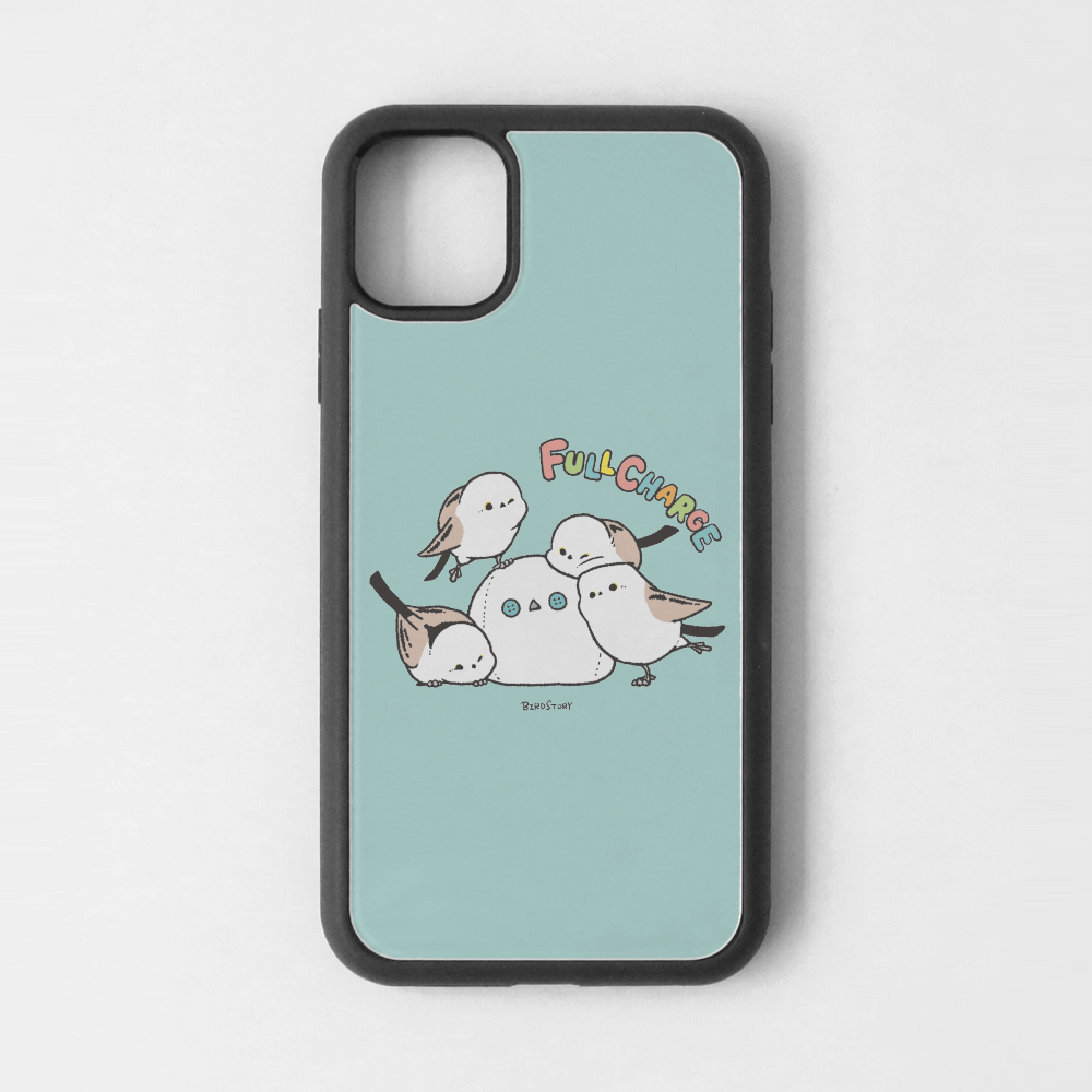 iPhoneカバー ブルー