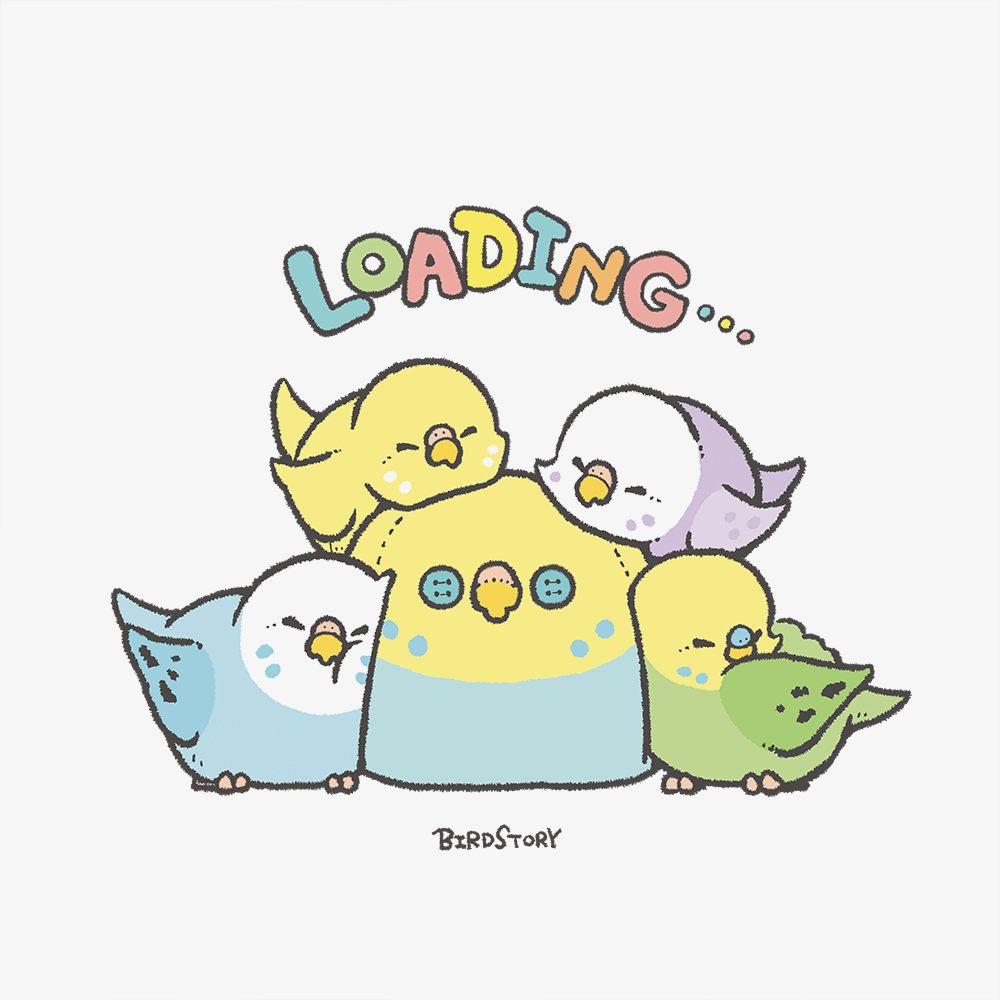 トートバッグ BIRD SLEEP 快適睡眠でローディング中 セキセイインコ