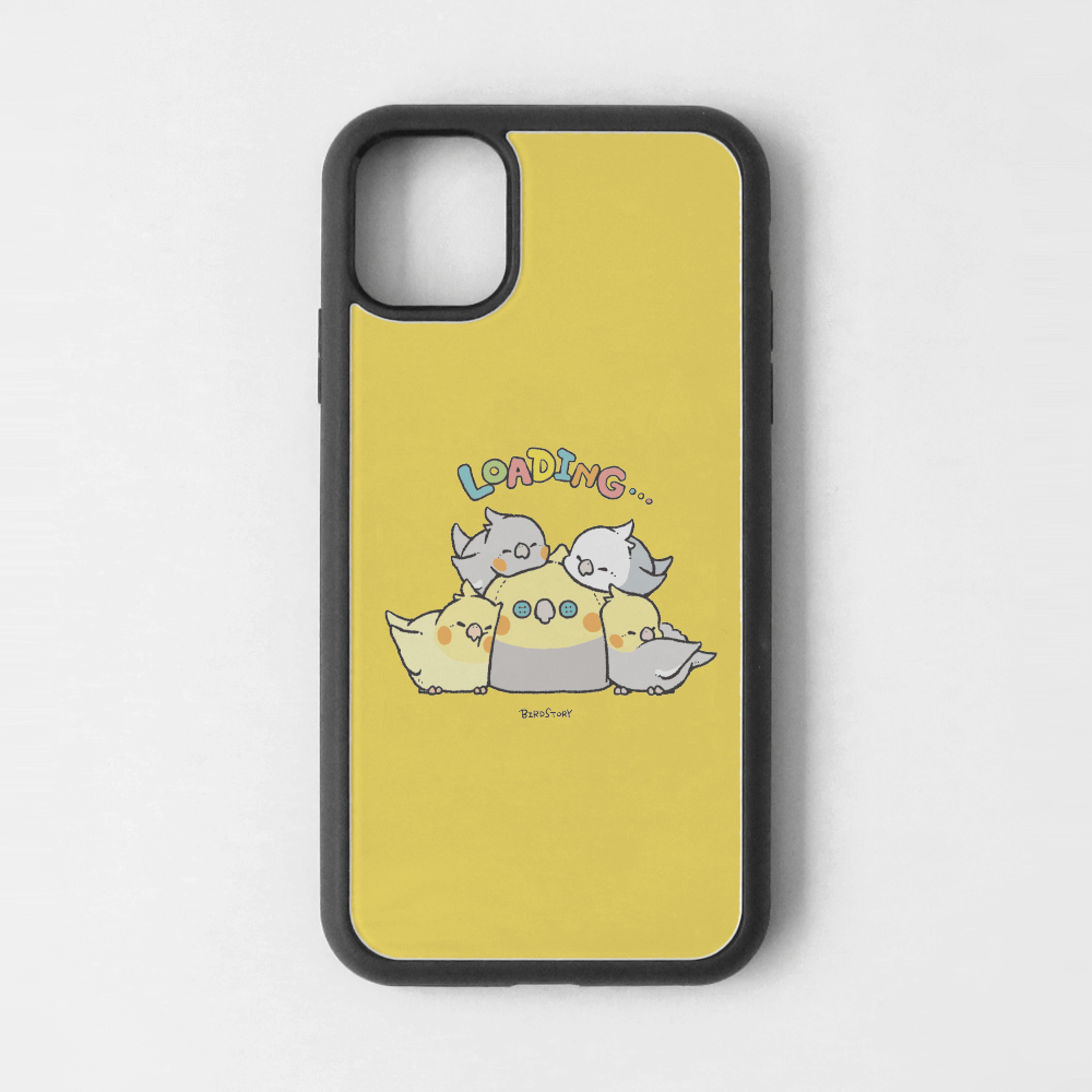 iPhoneカバー イエロー