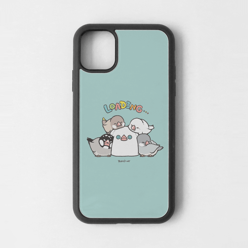 iPhoneカバー ブルー