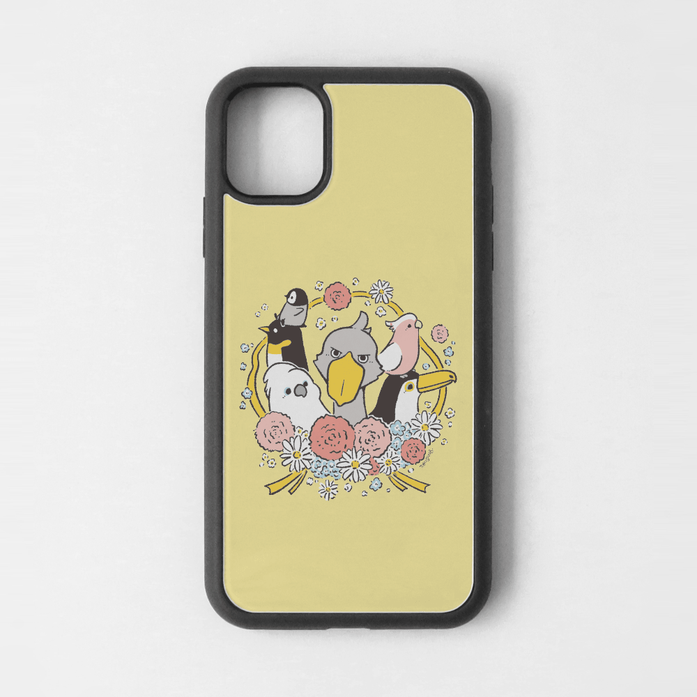 iPhoneカバー イエロー