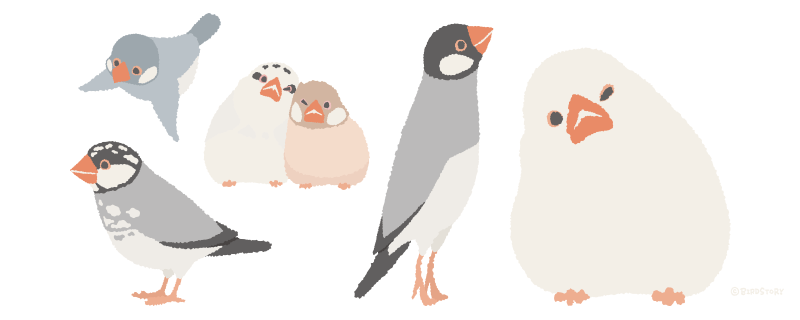 文鳥の日2025デザイン Simple