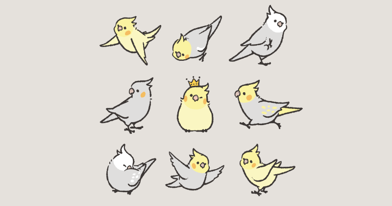マイフェイバリットバード オカメインコ