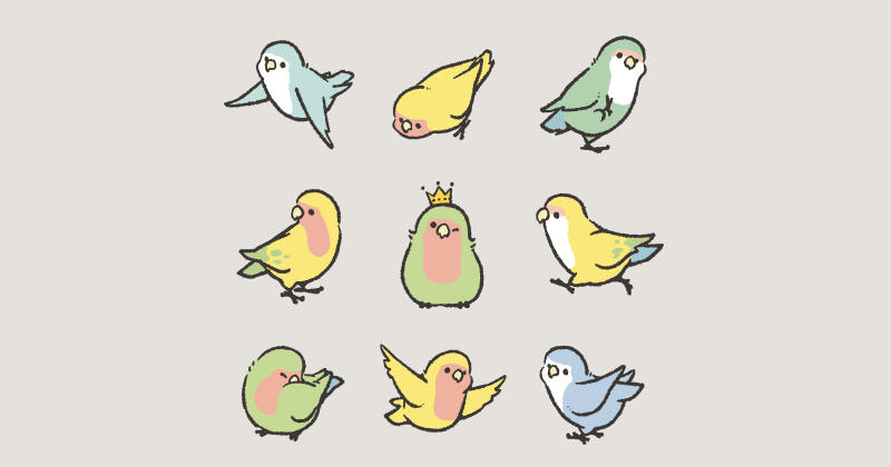マイフェイバリットバード コザクラインコ