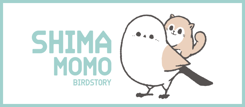 シマエナガとエゾモモンガでSHIMAMOMOシマモモ