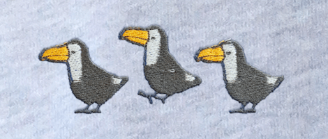 オニオオハシ toucan 刺繍
