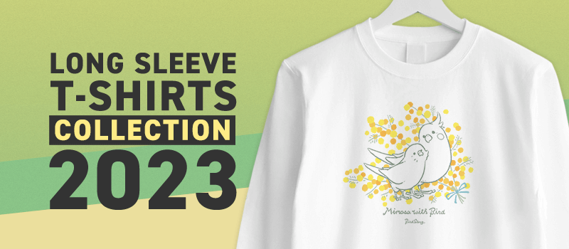 2023長袖Tシャツの鳥さんデザイン集