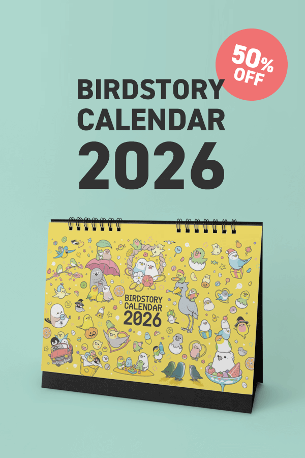 カレンダー バードストーリーイラスト
